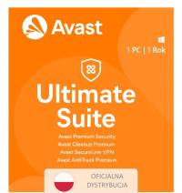 Avast Antywirus Avast Ultimate 1 st. / 12 miesięcy ESD