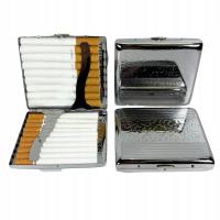 Металлический портсигар для 18-22 сигарет органайзер чехол TUTTS гравер