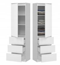 НИЖНЕЕ БЕЛЬЕ С ЯЩИКАМИ КНИЖНАЯ ПОЛКА МАРСЕЛЬ ШКАФ БЕЛЫЙ