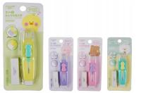 Gumka do ołówka wysuwana z miotełką i zapasem