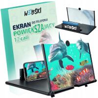 Увеличительный экран для телефона до 12 дюймов увеличитель с держателем WEBSKI