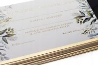 VOUCHER PODARUNKOWY GOTOWY PROJEKT ZŁOTY HOTSTAMPING REALIZACJA 48H 10szt