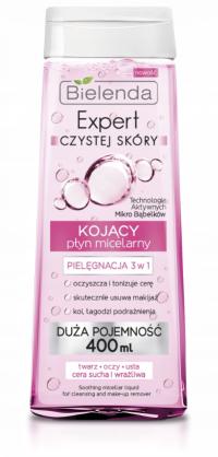 Bielenda Expert Czystej Skóry Kojąca Formuła Płyn Micelarny 3w1 400ml