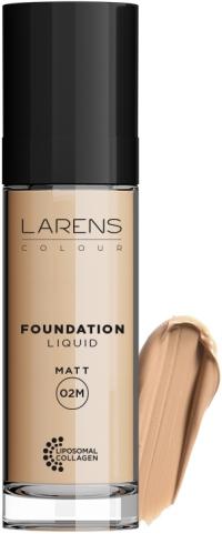 LARENS Colour Foundation Liquid Matt 02m medium уход за грунтовкой 30 мл