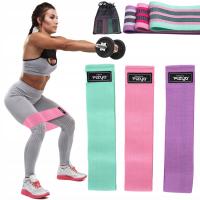 3x тканевые эспандеры для упражнений для ягодиц и бедер, набор лент для бедер