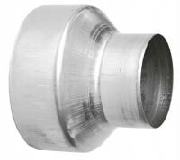 Штемпелюя уменьшение гальванизированное вентиляционное отверстие 100/80