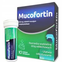 Мукофортин 600 мг, 10 шипучих таблеток