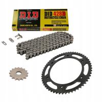 ZESTAW NAPĘD-OWY DID TŁUMIK DRGAŃ ZĘBATKI JT YAMAHA DT 125 1990-2006