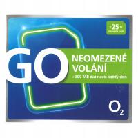 Чешская SIM-карта чешский O2 без регистрации предоплата 25 CZK NEOMEZENE