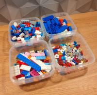 Organizer na klocki LEGO Pudełko z pokrywką 0,6L