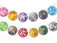 Girlanda Disco na karnawał urodziny 500cm sylwester kule disco kolorowe