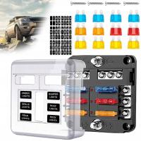 OBUDOWA DO INSTALACJI BEZPIECZNIKÓW POLOWA SKRZYNKA GNIAZDO 6 BEZPIECZNIK