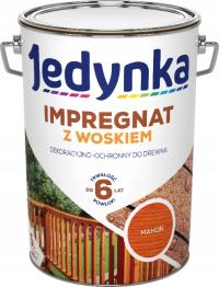 Jedynka Impregnat z woskiem do drewna TRWAŁA POWŁOKA mahoń 5L