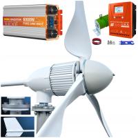 TURBINA WIATROWA MAX 5000W MOCNA + KONTROLER BLUETOOTH + FALOWNIK 5KW 48V