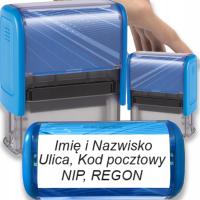 PIECZĄTKA TRODAT 8911 DO 4 LINII FIRMOWA IMIENNA BIUROWA PROJEKT + GUMKA