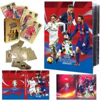 Альбом футбольных карточек УЕФА на 240 штук 55 золотых карточек