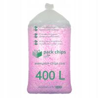 Наполнитель ECO Pack Chips Bio 400l розовый