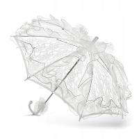Счастливый Ханна белый свадебный зонтик и для причастия