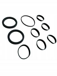 9x Uszczelki Gumowe SYFONU ZLEWU Komplet Zestaw Naprawczy Rur Zlewozmywaka