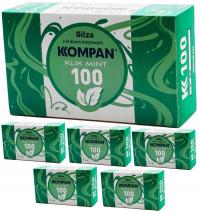 Gilzy papierosowe KOMPAN KLIK MINT 100szt X 6