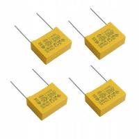 4× KONDENSATOR MKP 100nF 275V AC X2 POLIPROPYLENOWY