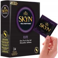 Unimil Skyn Elite презервативы без латекса тонкие увлажненные 24 шт.