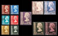 Chiny (Hong Kong) - Elżbieta II, Zestaw 11 szt. kas. z lat 1973/78