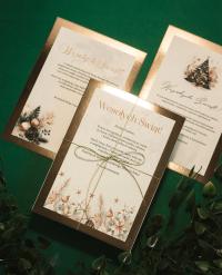 5szt. Ręcznie robione kartki Świąteczne, Kartka z logo firmy + 2 Gratisy !