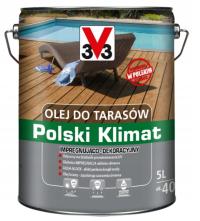 V33 Olej do Tarasów Polski Klimat 5L Palisander