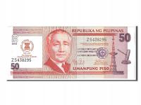 Banknot, Filipiny, 50 Piso, 2012, KM:193d, UNC(65-