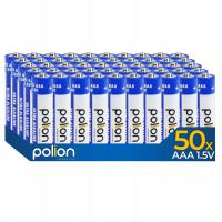 50X AAA Polion батареи / палец 1.5 V Lr03 ультра щелочной батареи для пульта дистанционного управления 50 шт