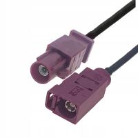 Pigtail FAKRA D gniazdo / FAKRA D wtyk RG174 20cm