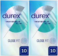 DUREX Invisible Close Fit набор 20 шт. презервативы тонкие