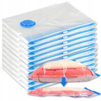 WORKI PRÓŻNIOWE NA UBRANIA ODZIEŻ POŚCIEL ZESTAW WIELORAZOWE 10SZT