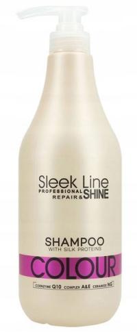 STAPIZ SZAMPON SLEEK LINE COLOUR Z JEDWABIEM 1L