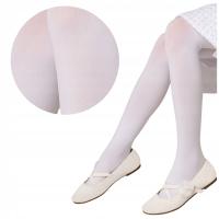 RAJSTOPY DZIECIĘCE DZIEWCZĘCE MIKROFIBRA 40 DEN WŁOSKIE DO SZKOŁY KOMUNIJNE