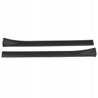 Ochraniacze listew progowych suche włókno węglowe gładka powierzchnia