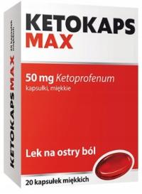 Кетокапс Макс лекарство от сильной боли 20 капсул