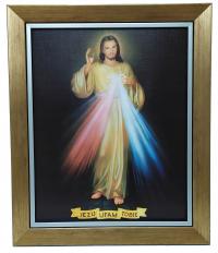 ŚWIĘTY OBRAZ 25x30 JEZU UFAM TOBIE MIŁOSIERDZIE