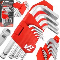 Zestaw kluczy imbusowych kulkowych Verke V35503