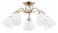 Lampa sufitowa patynowa klasyczny żyrandol Alfa Amarillo 5 x E27 do salonu