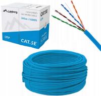Сетевой кабель UTP KAT 5E витая пара Lanberg 50M BL