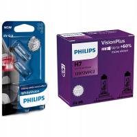 Лампы PHILIPS H7 60% W5W WHITE VISION 4300K