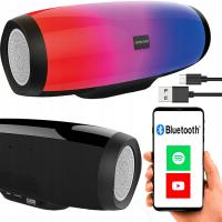 Głośnik Bluetooth Bezprzewodowy SMUVE Aura TWS USB FM XBass + LCD RGB