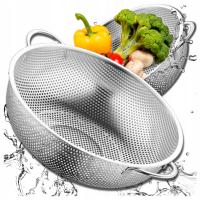 CEDZAK METALOWY DURSZLAK SITKO KUCHENNE NA MAKARON WARZYWA SUSZARKA 31cm