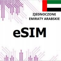 Internet za granicą, eSIM Zjednoczone Emiraty Arabskie 15 dni 10GB