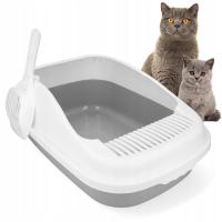 Otwarta kuweta dla kota z łopatką 47x32x18 cm WERDANO PETS