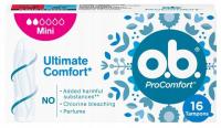 O.B. ProComfort Ultimate Comfort, Tampony Mini, 16 sztuk