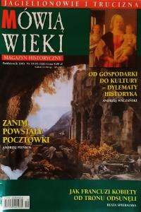 Mówią Wieki Magazyn historyczny Nr. 10/03 (526) /2003 SPK