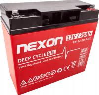 Akumulator żelowy NEXON DEEP CYCLE 12V 20Ah (wymiar 17Ah 18Ah 22Ah)